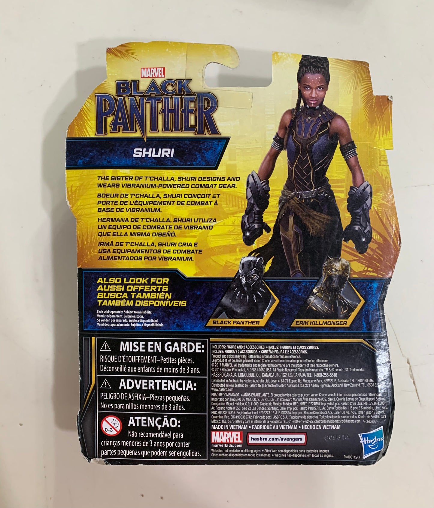 Marvel Black Panther 6” Shuri Action Figure 61999