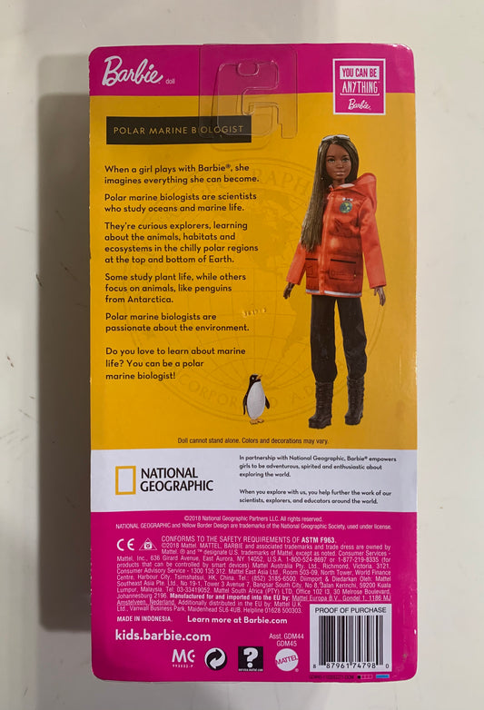 Barbie National Geographic Polar Marine Biologist Doll 74798