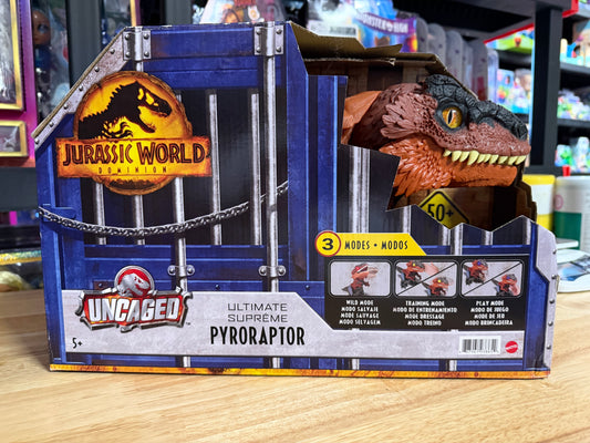 Jurassic World Dominion Uncaged Ultimate Pyroraptor Interactive Dinosaur Action Figure 93865