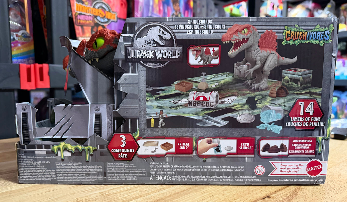 Jurassic World Crushivores Spinosaurus Action Figure 19596