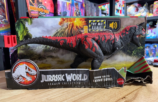 Jurassic World Reimagined Roarin' Real Feel Carnotaurus Action Figure 27008D