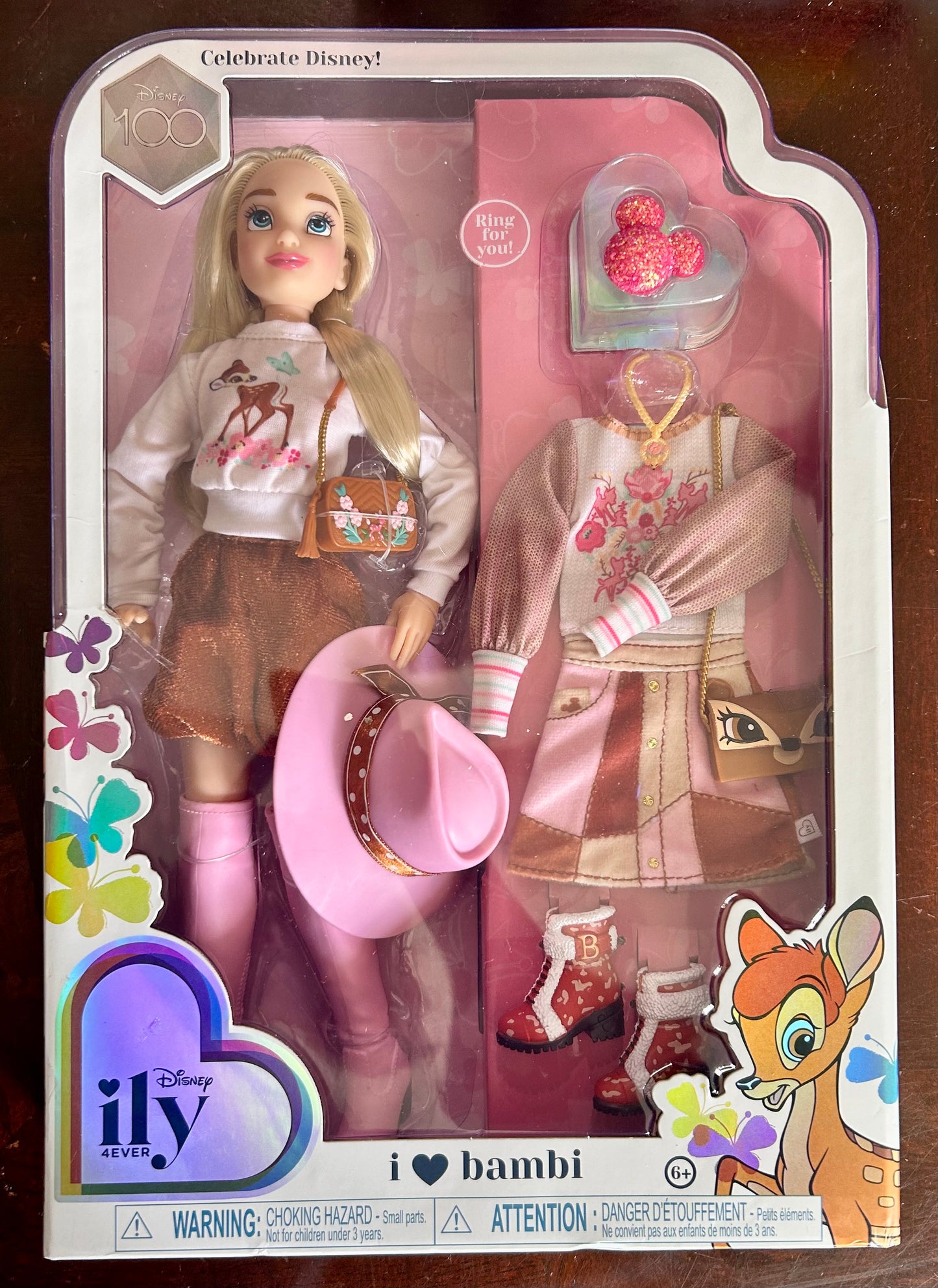 Disney 100 Ily 4EVER I Love Bambi 12” Fashion Forward Doll 22853