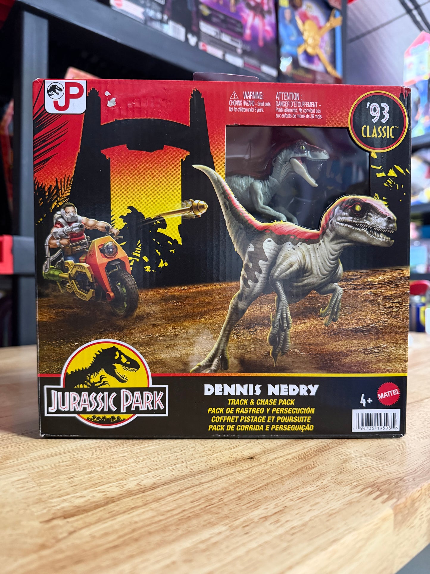 Jurassic Park: Dennis Nedry '93 Classic Collection Track and Chase Pack Action Figure 19598