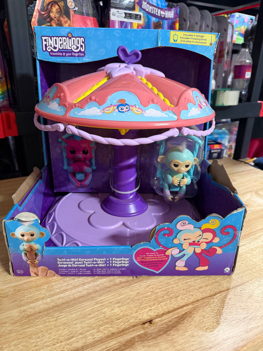 Fingerlings Twirl-a-Whirl Carousel Playset 13736