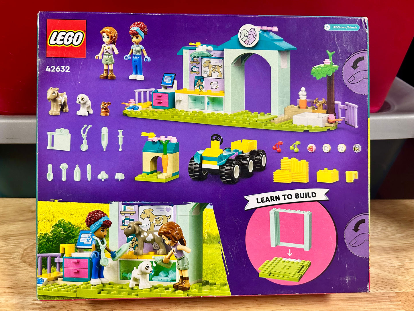 LEGO 42632 Friends Farm Animal Vet Clinic Set 39041