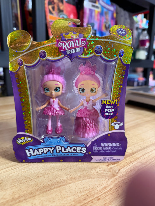 Shopkins Happy Places Princess Gracie Feathers 3.5” Doll 57575