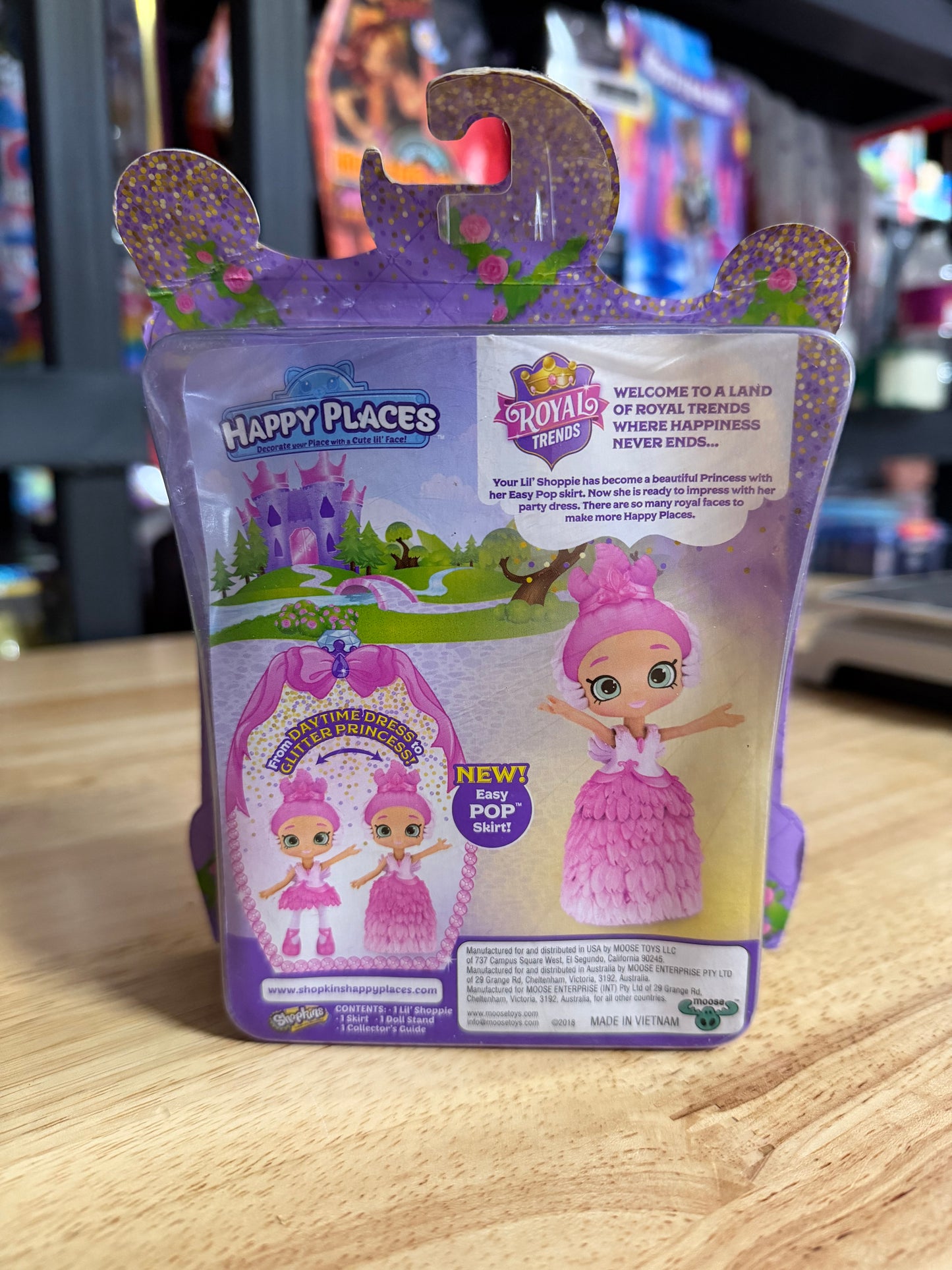Shopkins Happy Places Princess Gracie Feathers 3.5” Doll 57575