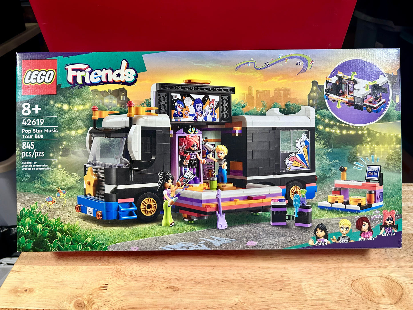 LEGO 42619 Friends Pop Star Music Tour Bus 39031