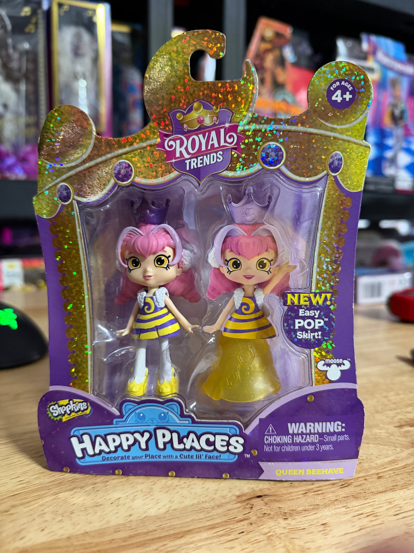 Shopkins Happy Places Queen Beehave 3.5” Doll 57575
