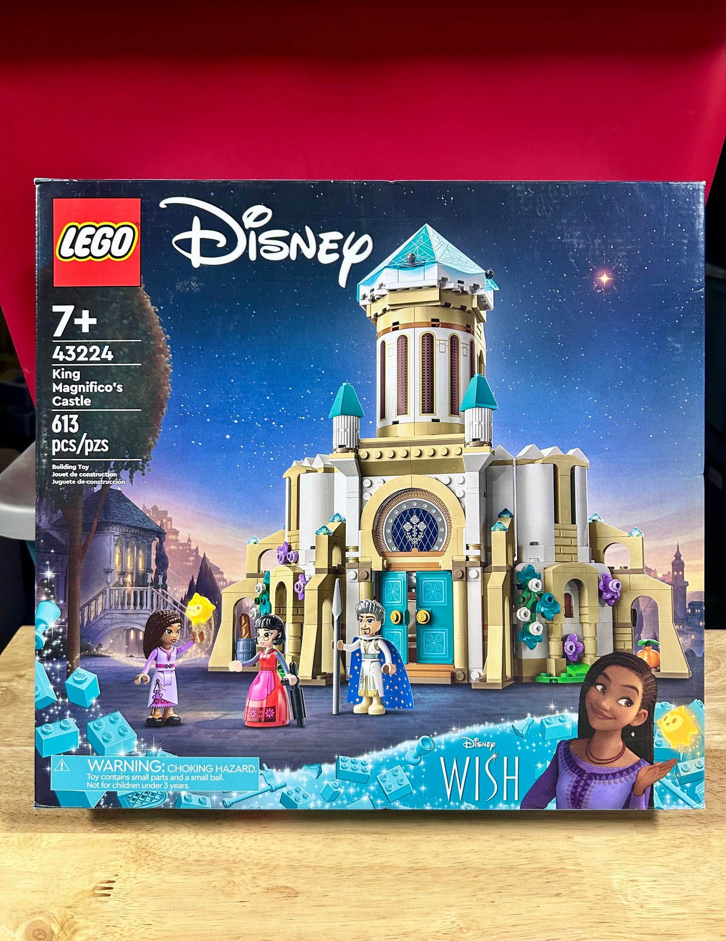 LEGO 43224 Disney Wish: King Magnifico’s Castle Building Set 37826