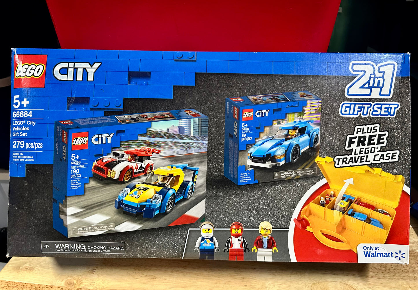 LEGO 66684 City Vehicles Gift Set includes Sets 60256 & 60285 with Travel Case 36209