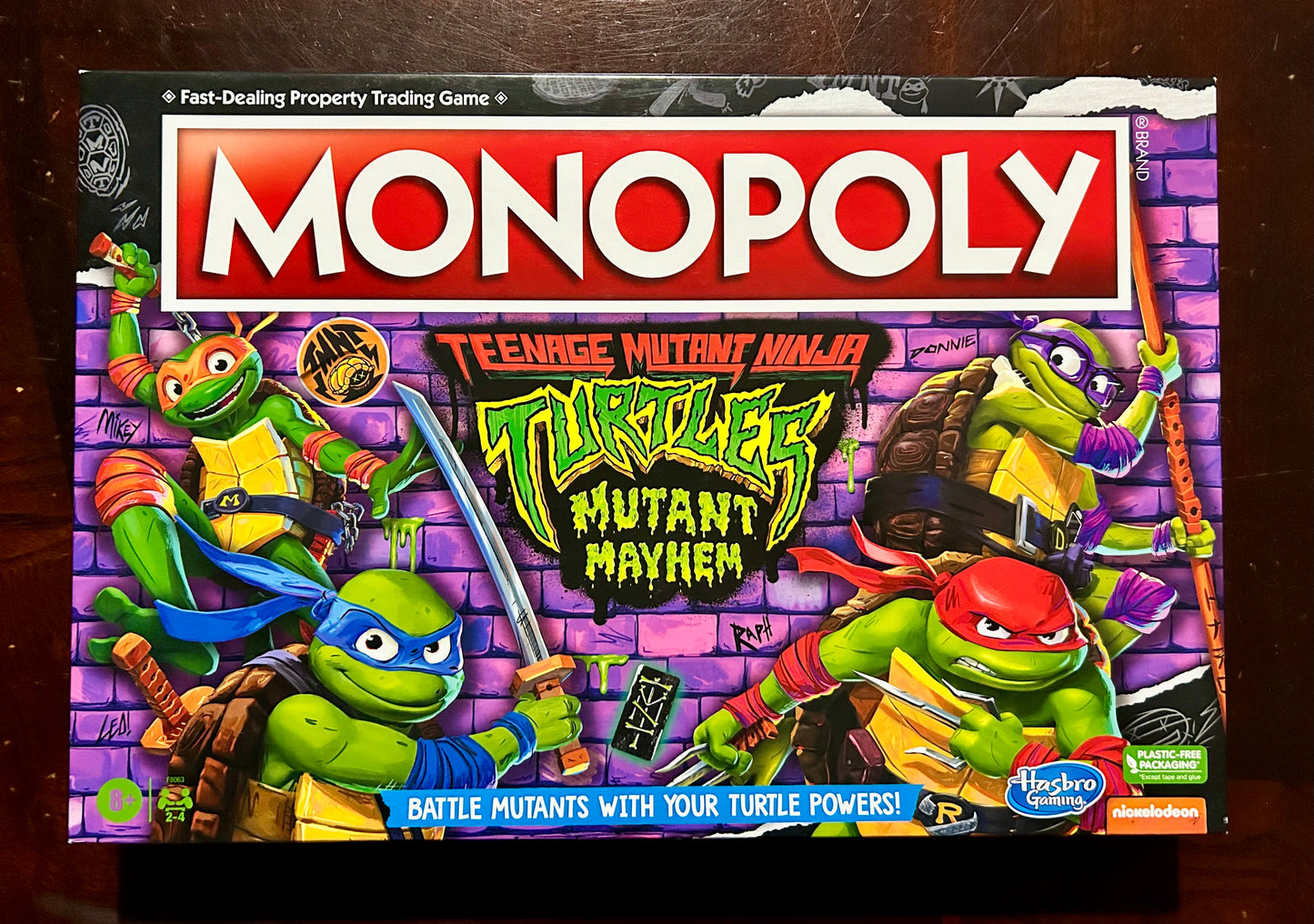 Monopoly Teenage Mutant Ninja Turtles Board Game 23392