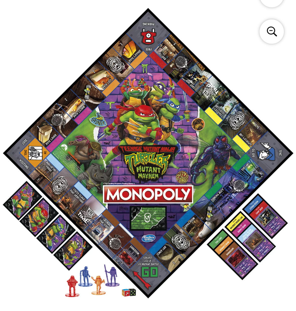 Monopoly Teenage Mutant Ninja Turtles Board Game 23392