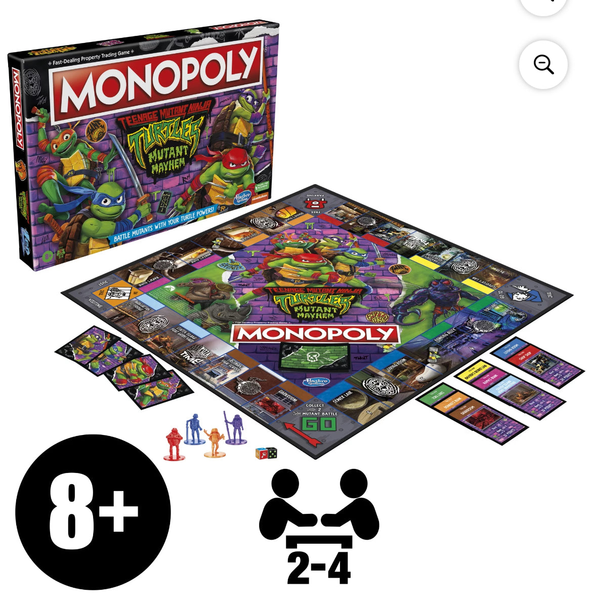 Monopoly Teenage Mutant Ninja Turtles Board Game 23392