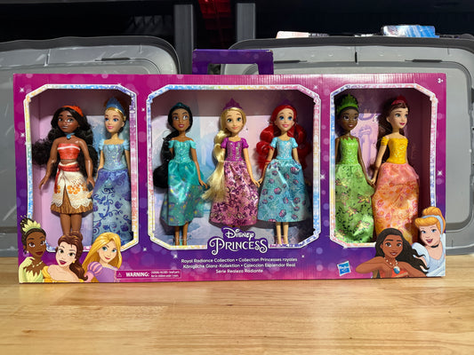 Disney Princess Royal Radiance 2022 7-Doll Collection 121464
