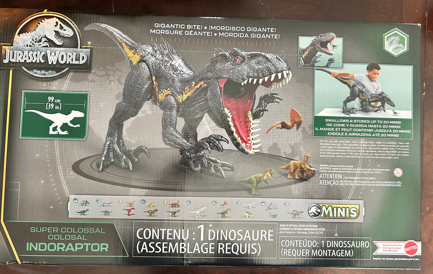 Jurassic World: Fallen Kingdom Dinosaur Super Colossal Indoraptor Figure 11024