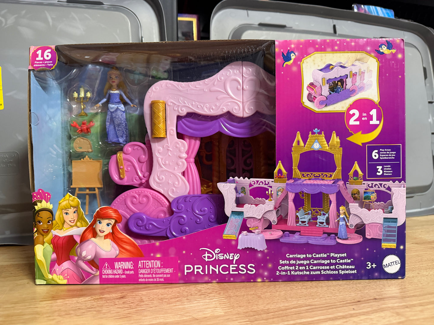 Disney Princess Carriage to Castle Transforming Playset 22276