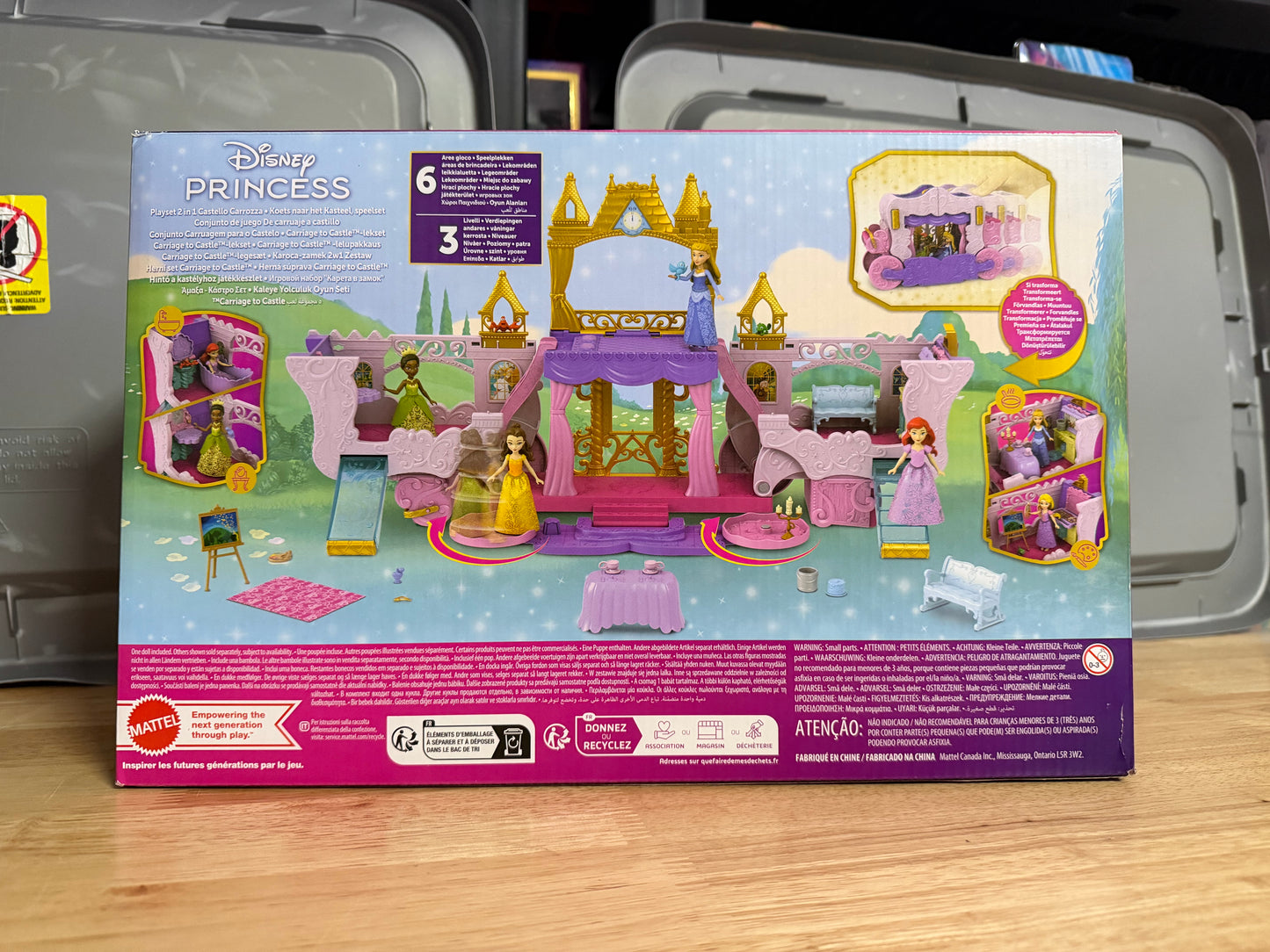 Disney Princess Carriage to Castle Transforming Playset 22276