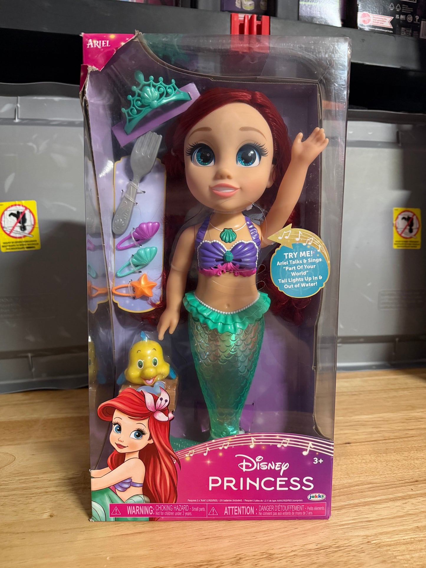 Disney Princess Little Mermaid Ariel 14” Singing Doll 27534