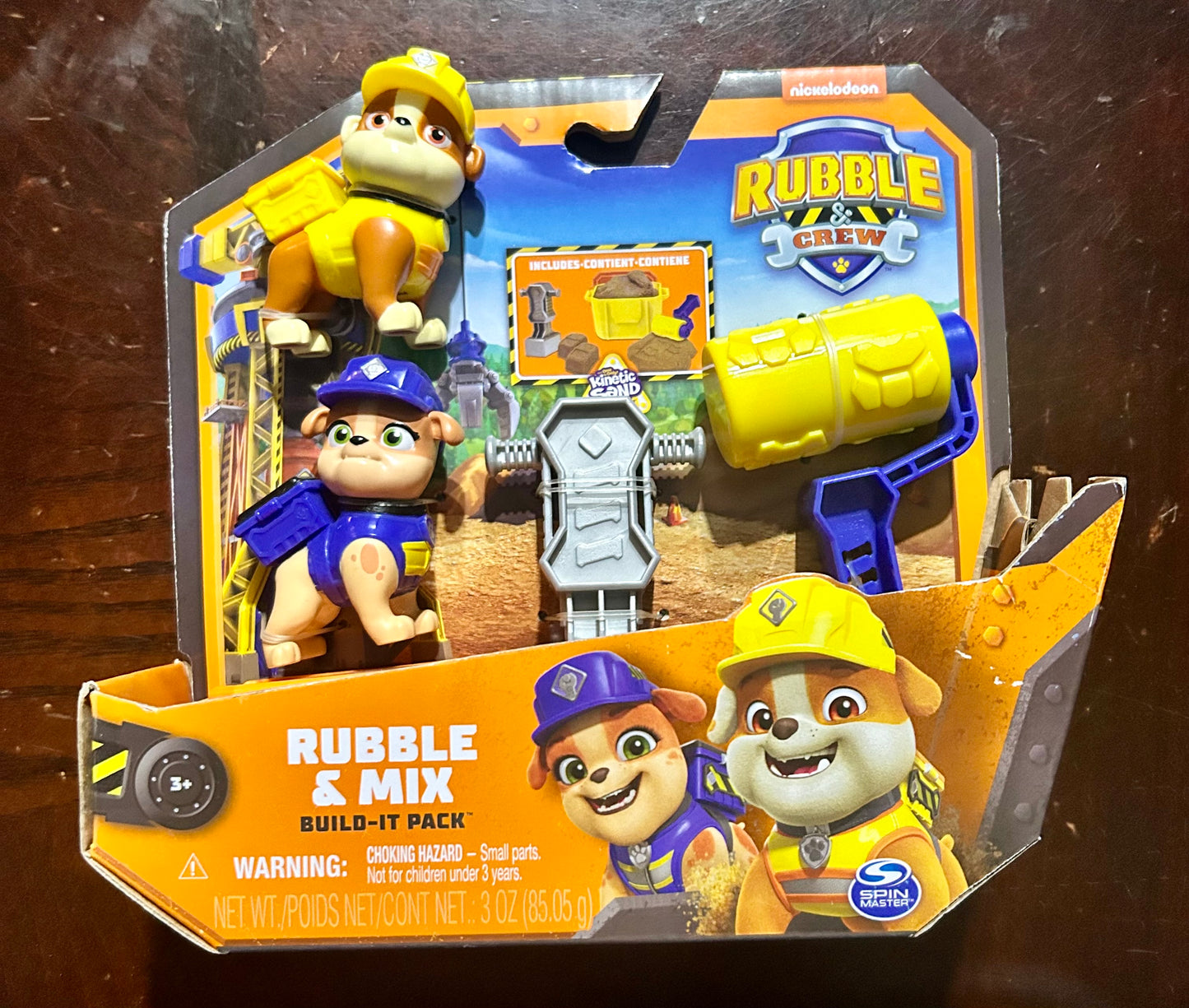 Rubble & Crew, Rubble and Mix Figures with Kinetic Build-It Sand 45929