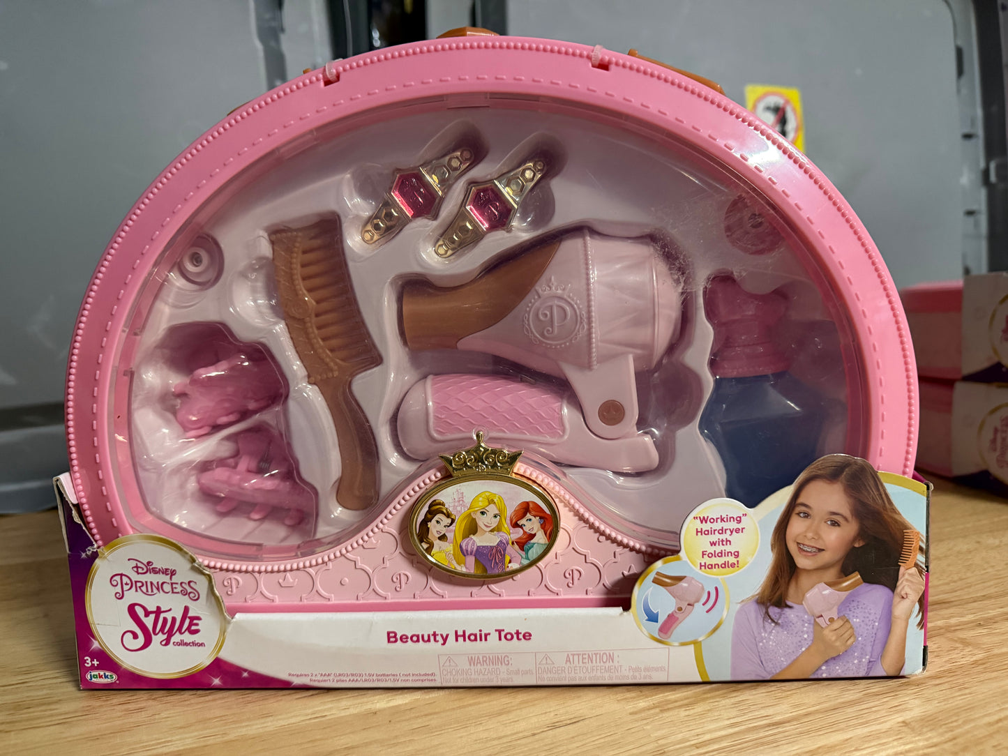 Disney Princess Style Collection Beauty Hair Tote with Hair Play Accessories 21475