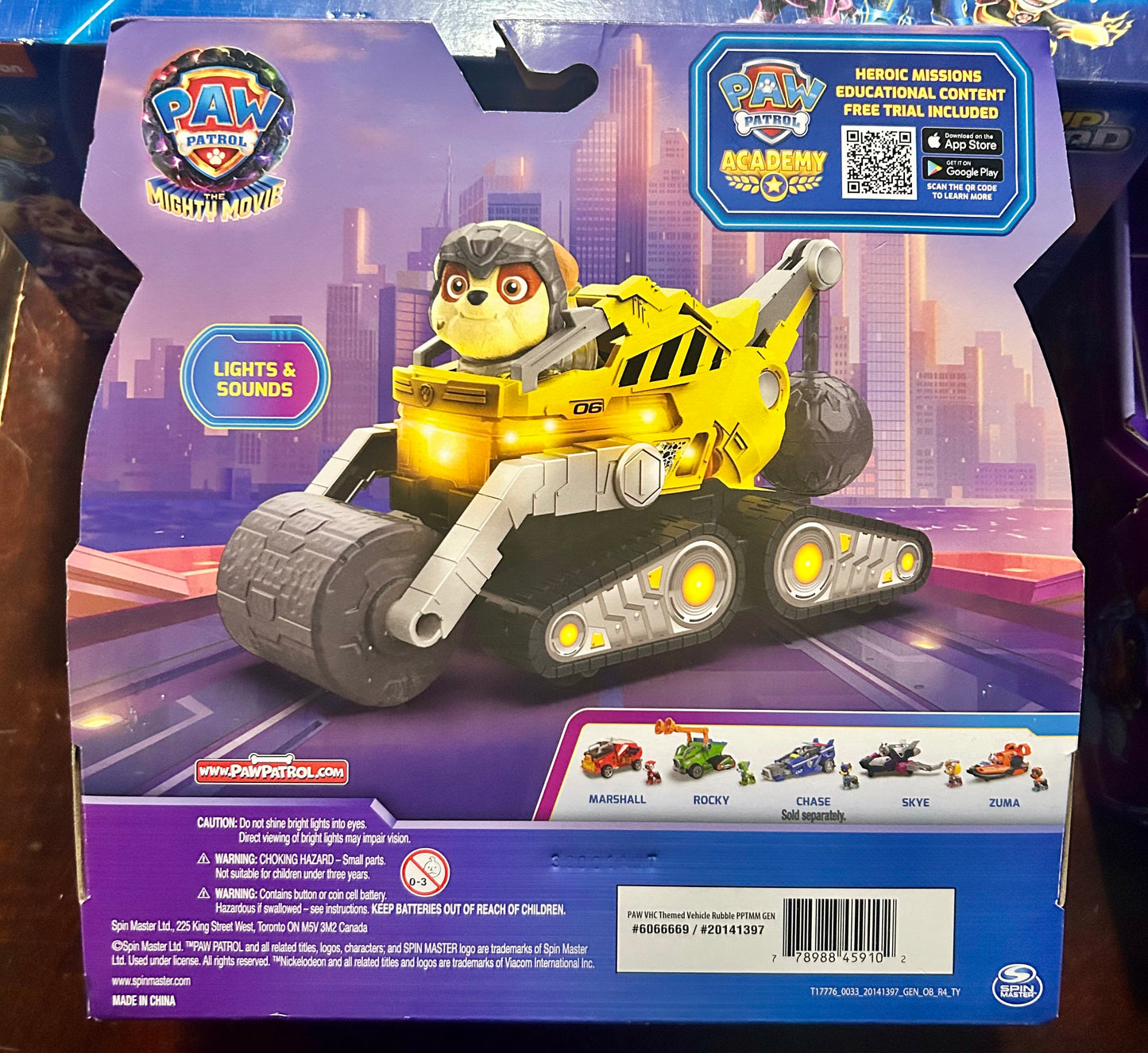 PAW Patrol: The Mighty Movie Bulldozer with Lights 45910