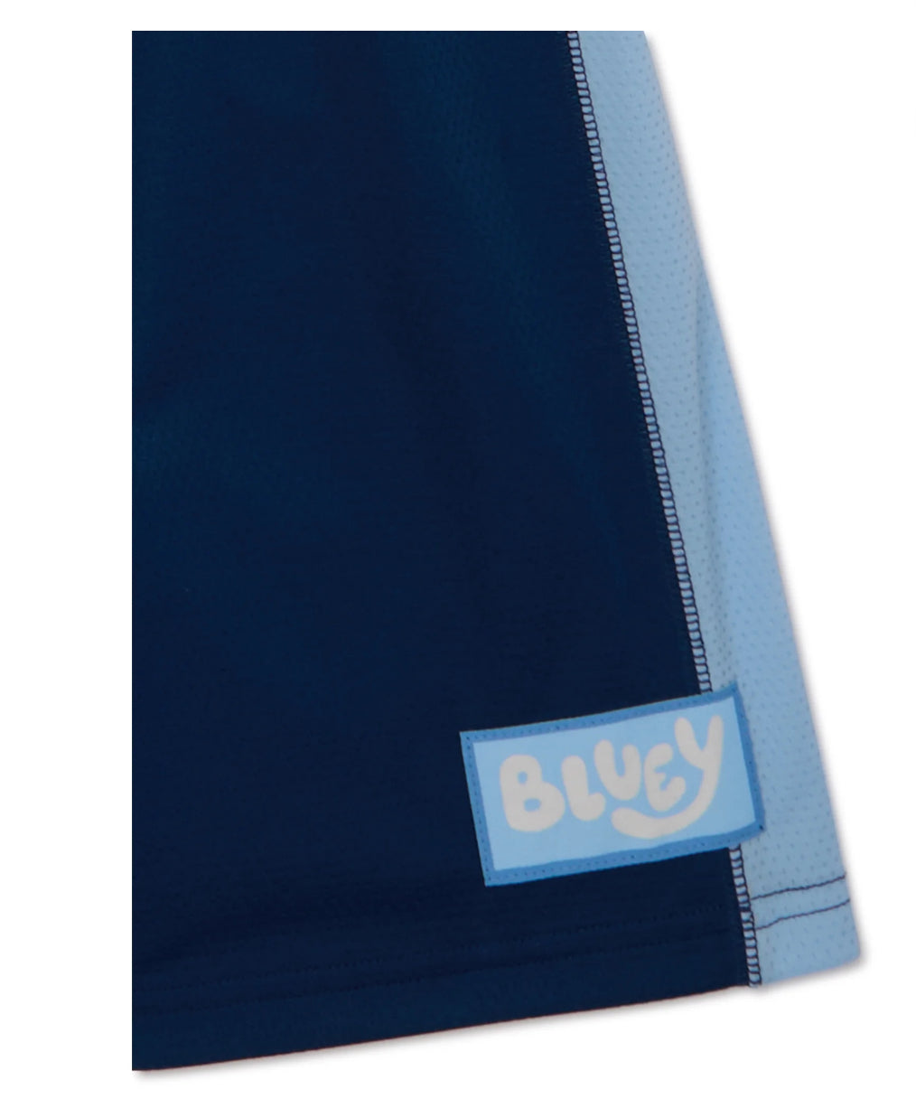 Bluey Boys Hooded Cosplay Tee and Shorts Set, 2-Piece