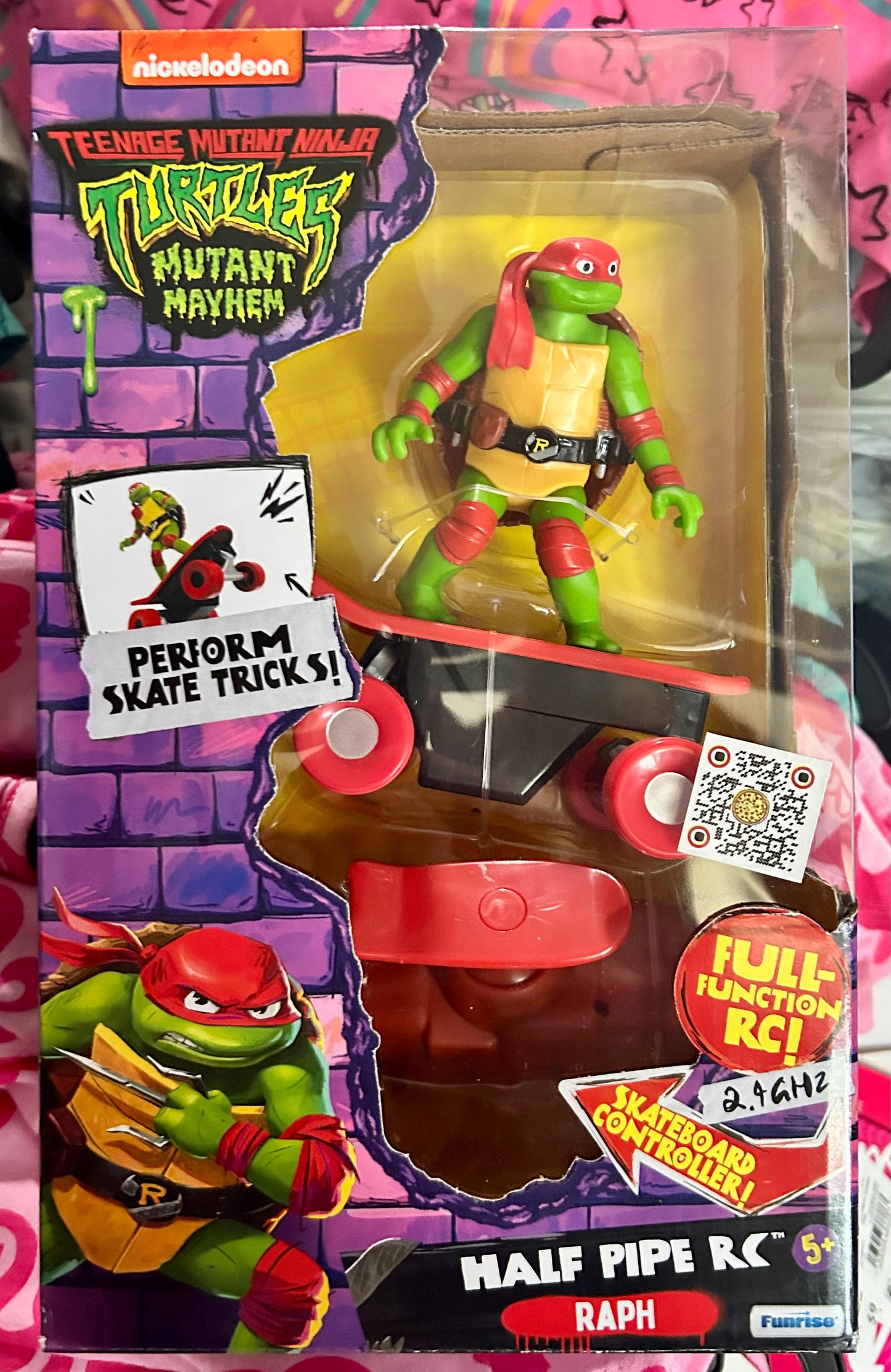 Teenage Mutant Ninja Turtles Half Pipe Remote Control Raphael 71037