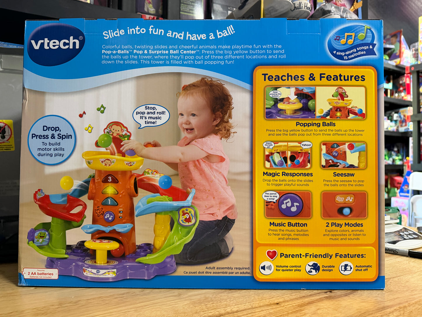 vTech Pop-A-Balls Pop & Surprise Ball Center 86827