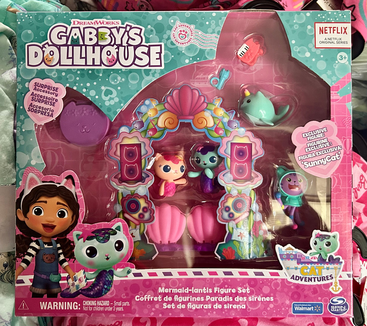 Gabby’s Dollhouse, Mermaid-lantis Figure Set 25036