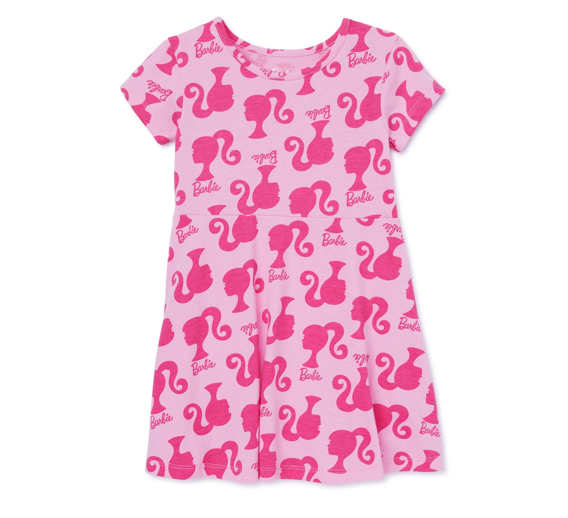 Barbie Toddler Girl Print Skater Dress