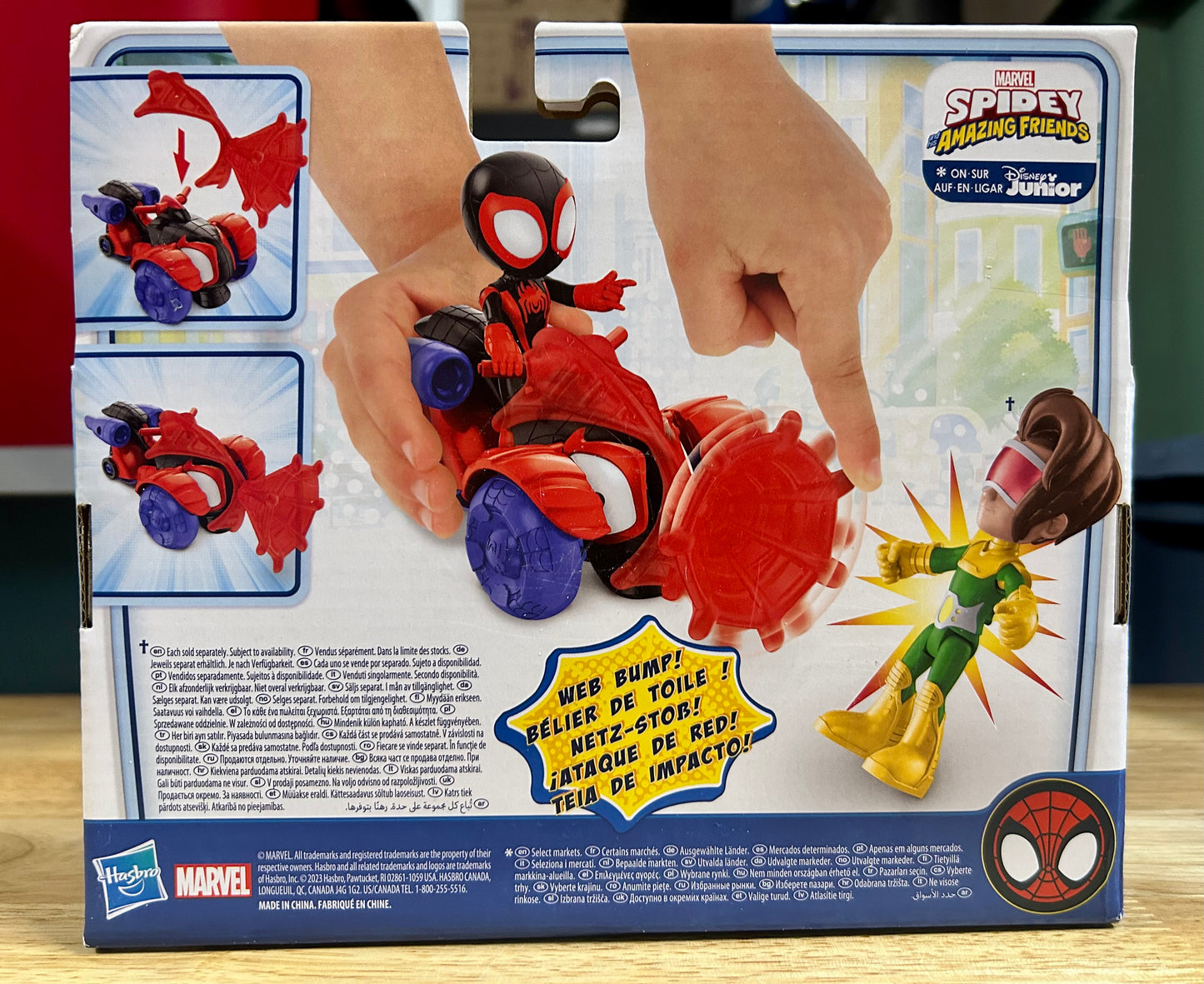 Marvel Spidey & His Amazing Friends MIles Techno Racer Vehicle & Action Figure 181629