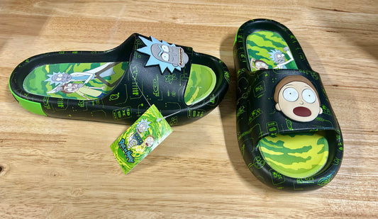 Rick and Morty Men's Slide Sandals Size-9 27480