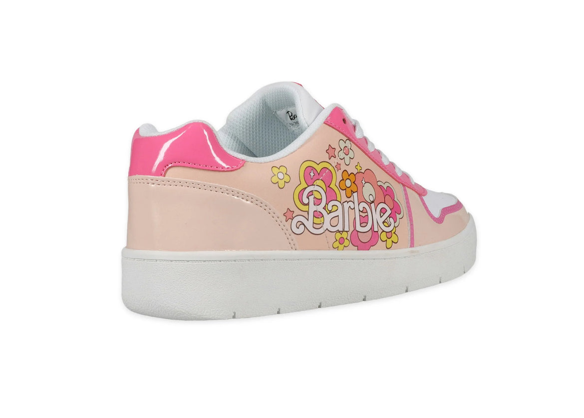 Women's Barbie Pink Casual Court Sneaker