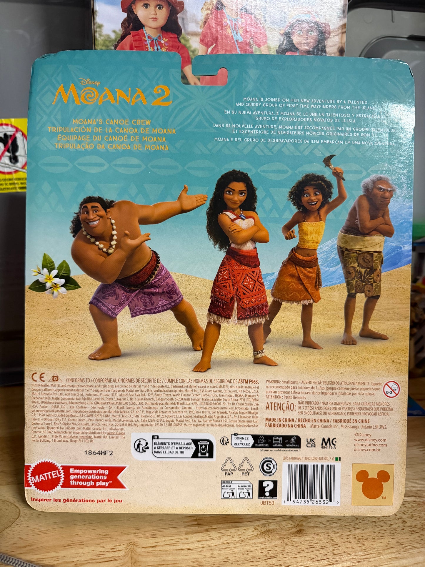 Disney Moana 2 Moana’s Canoe Crew Playset 26532
