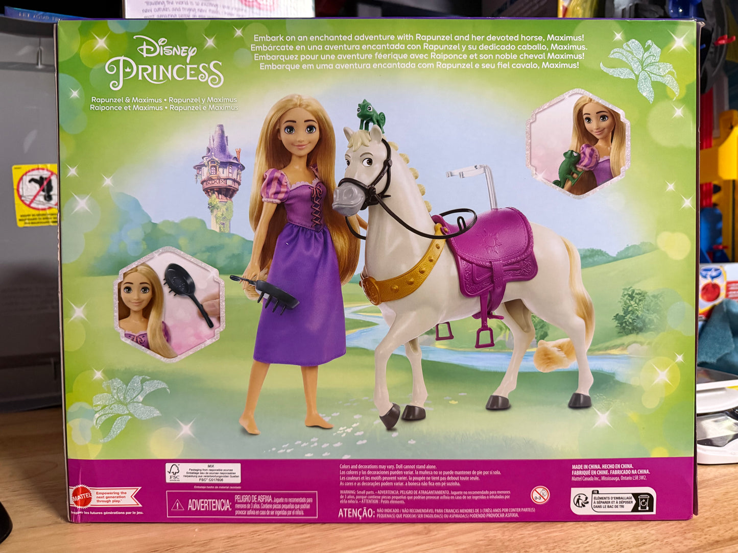 Disney Princess Rapunzel & Maximus Fashion Doll Set 12046