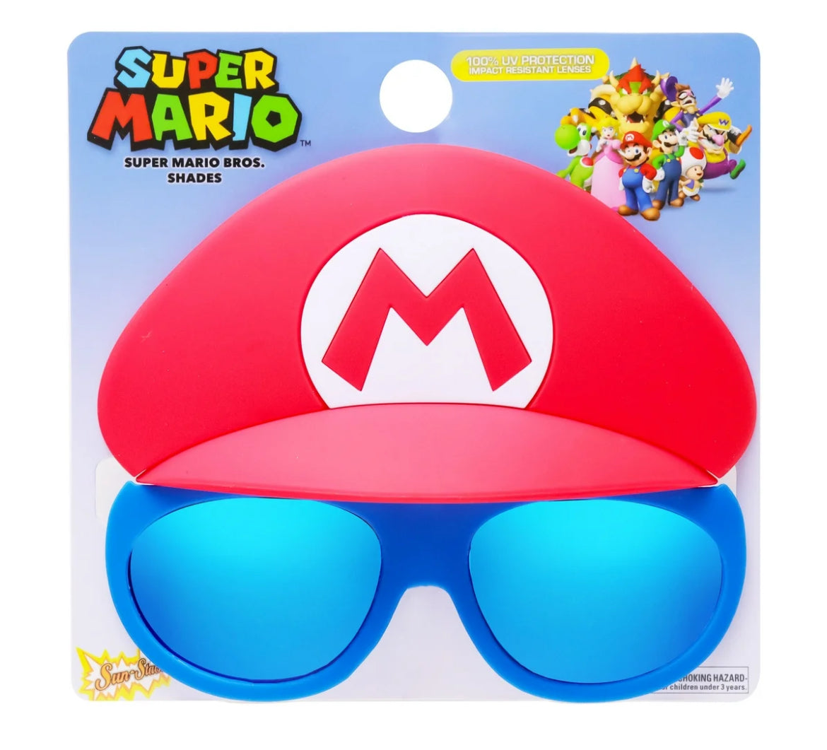 Nintendo Super Mario Blue Lens Kids Sunglasses 80156