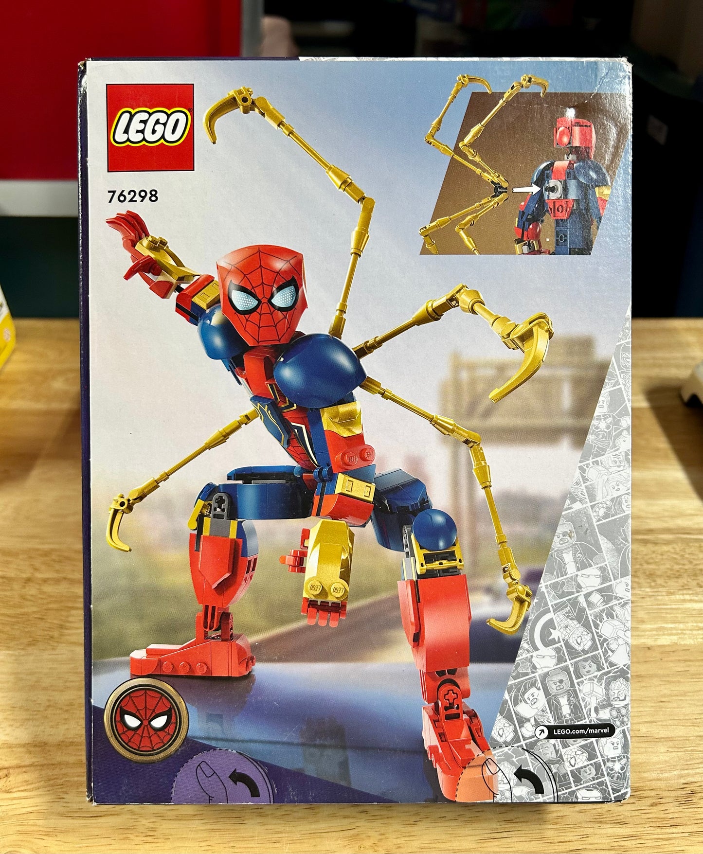 LEGO 76298 Marvel Iron Spider-Man Construction Figure 391009