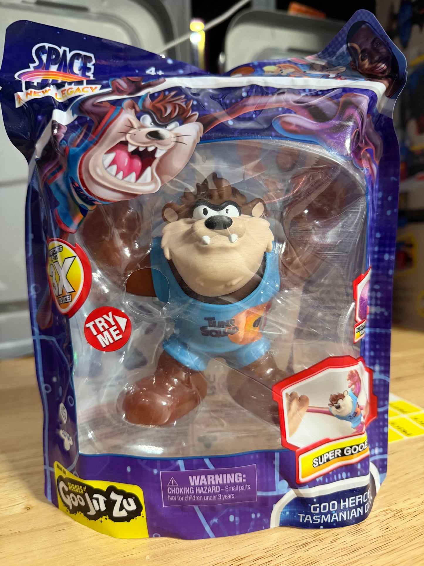 Space Jam: A New Legacy Stretchy Goo Filled Action Figure Tasmanian Devil 14596