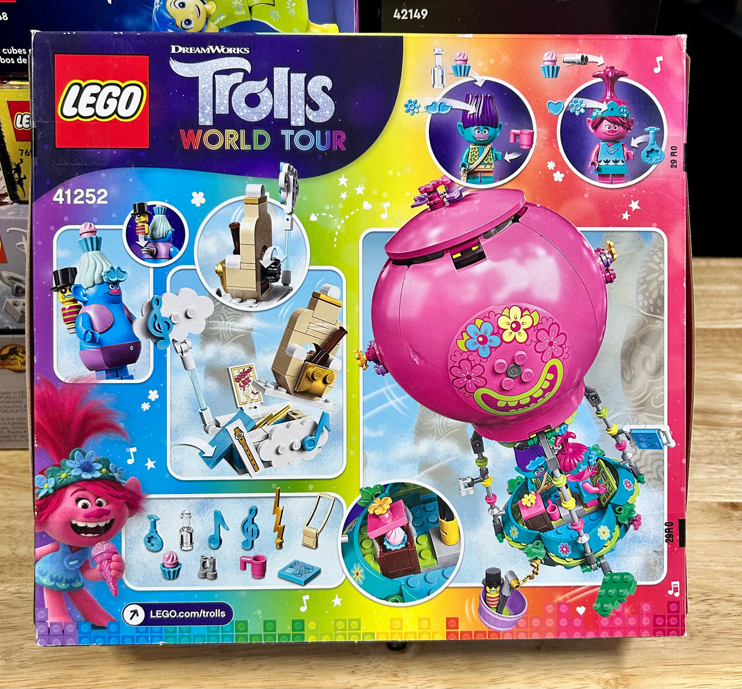 LEGO 41252 Trolls World Tour Poppy's Hot Air Balloon Adventure 317993