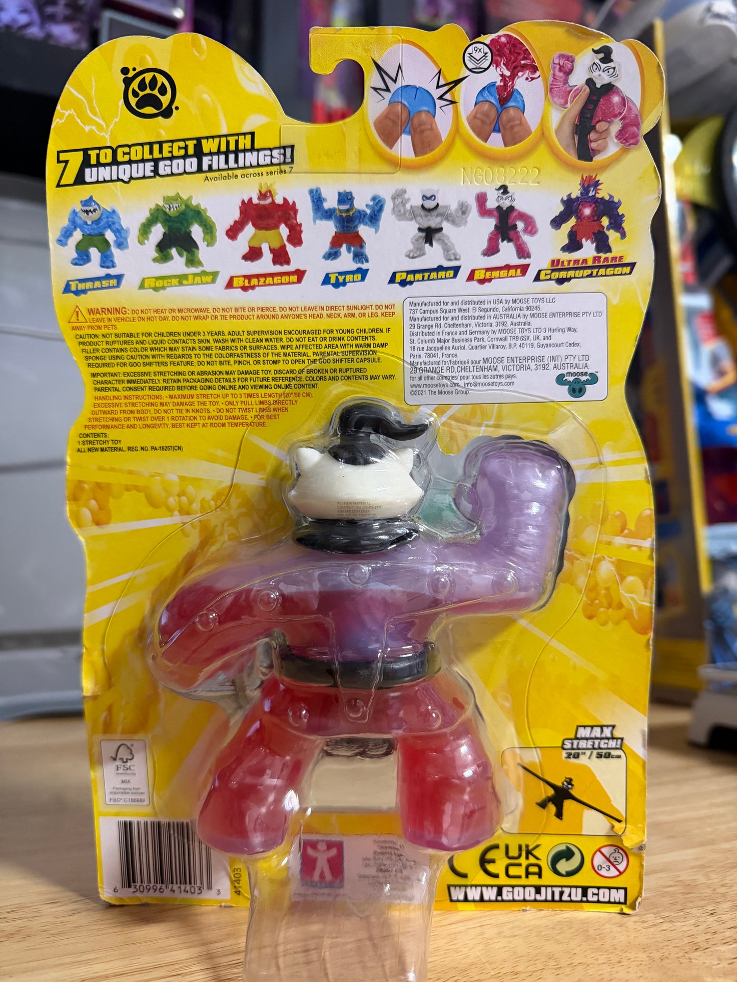 Heroes of Goo Jit Zu Goo Shifters Bengal Action Figure 41403