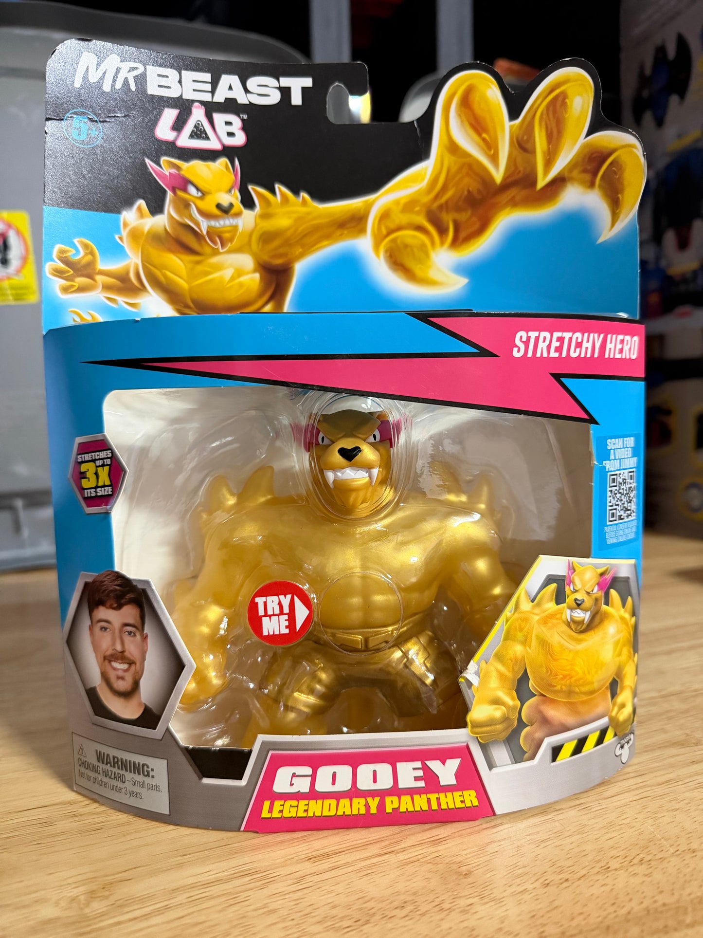 MrBeast Lab Heroes of Goo Jit Zu Goo Legendary Panther Action Figure 24738