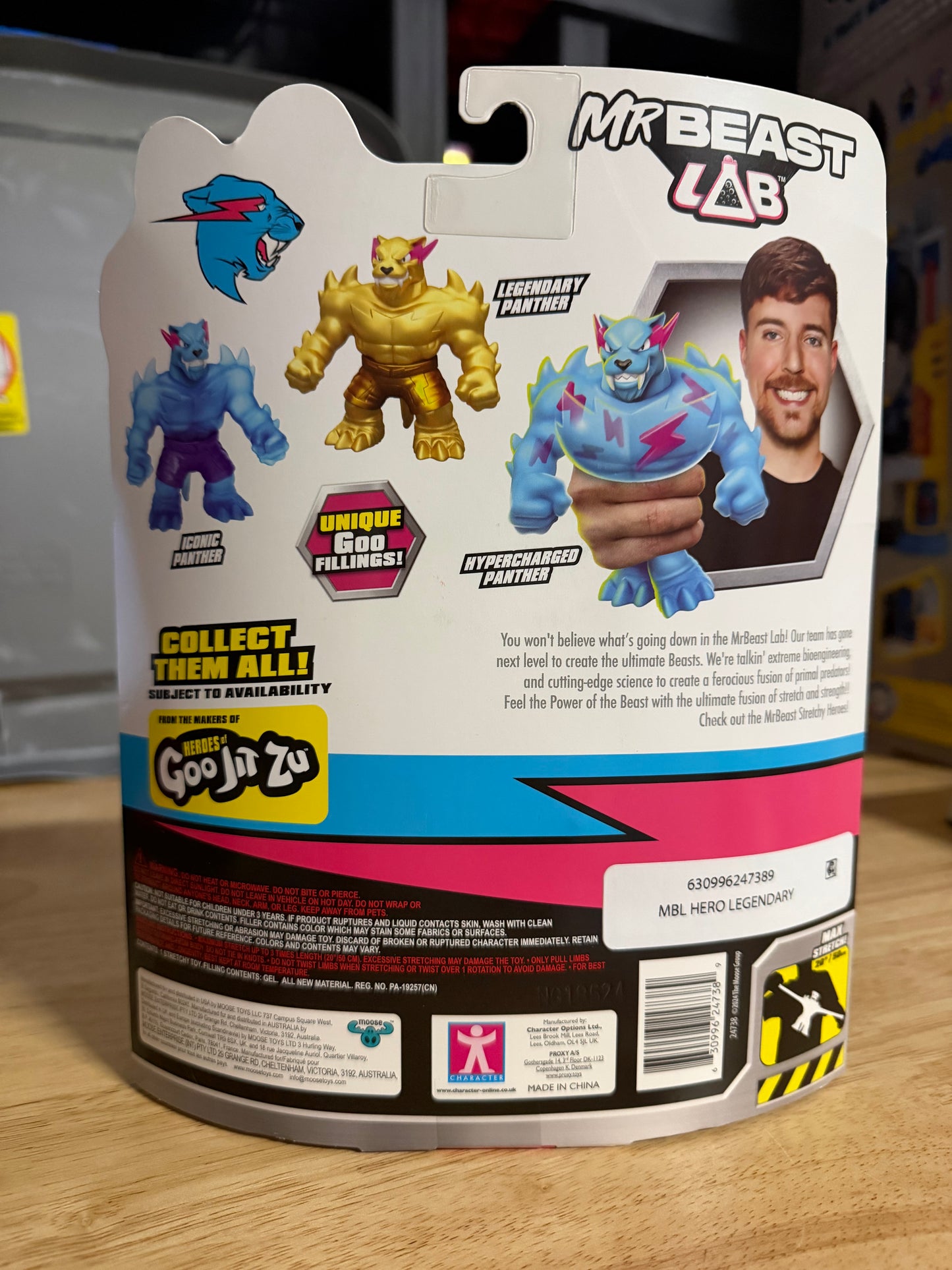 MrBeast Lab Heroes of Goo Jit Zu Goo Legendary Panther Action Figure 24738