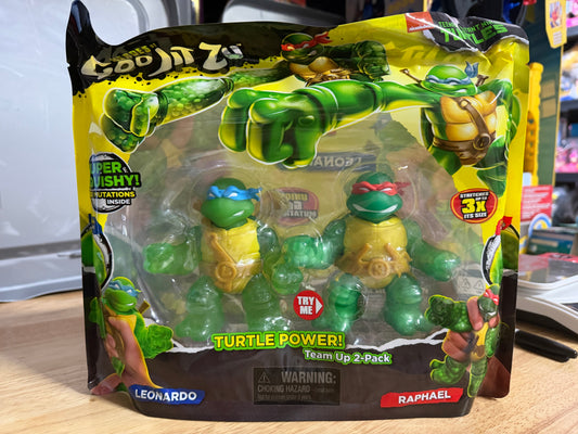 Heroes of Goo Jit Zu Teenage Mutant Ninja Turtles Power Team Leonardo and Raphael 2-Pack 42679