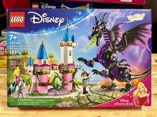 LEGO 43240 Disney Princess Maleficent’s Dragon Form and Aurora’s Castle Set 39216