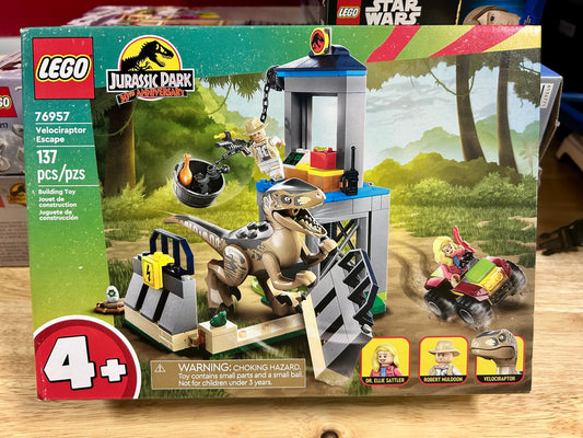 LEGO 76957 Jurassic Park 30th Anniversary Velociraptor Escape 377485