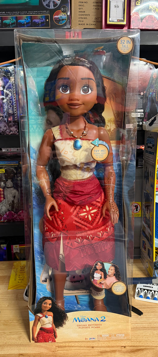 Disney Moana 2 Singing Wayfinder 32” Playdate Moana 27594