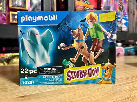 Playmobil 70287 Scooby Doo Scooby & Shaggy with Ghost Action Figure Set 702876