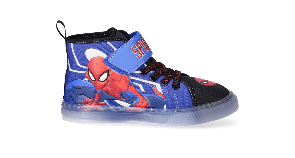 Spiderman Boys Light-Up Hi Top Sneakers