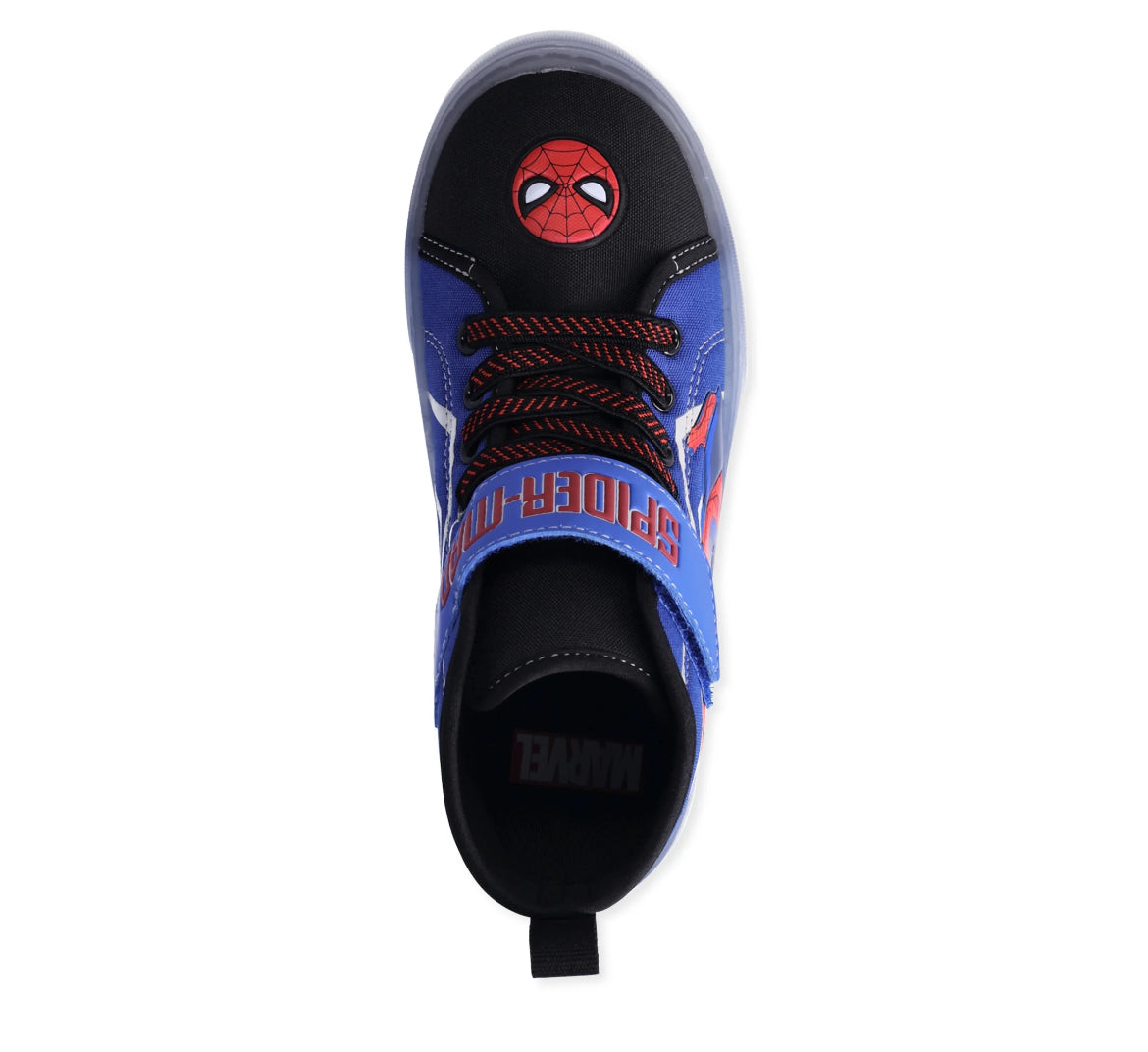 Spiderman Boys Light-Up Hi Top Sneakers